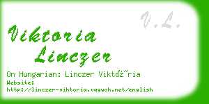 viktoria linczer business card